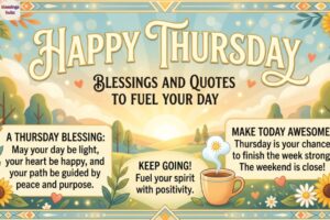 200+ Happy Thursday Blessings and Quotes to Fuel Your Day