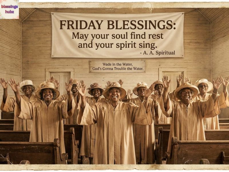 African American Spiritual Friday Blessings Images and Quotes