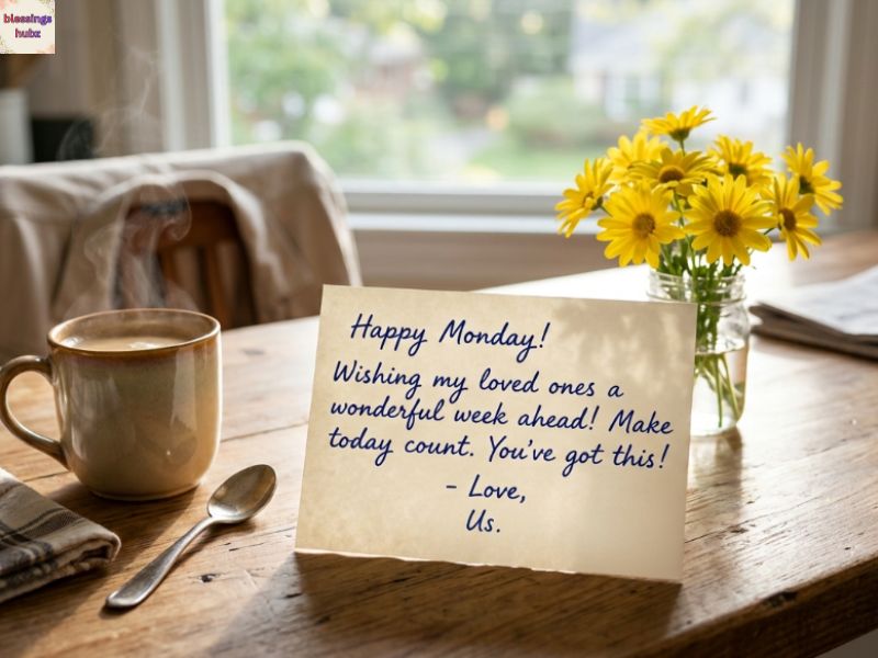 Best Monday Wishes For Loved Ones