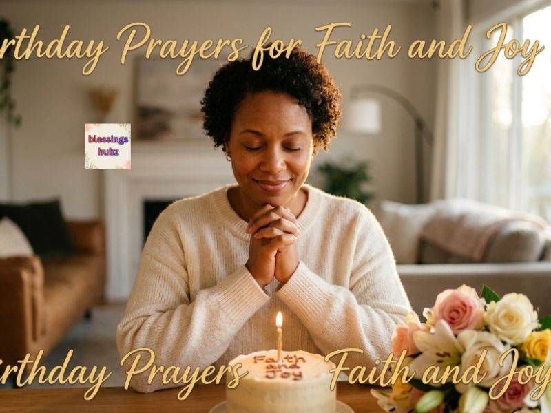 Birthday Prayers for Faith and Joy 🙏