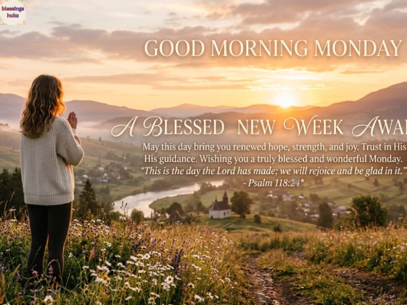 Good Morning Monday Blessing Prayers
