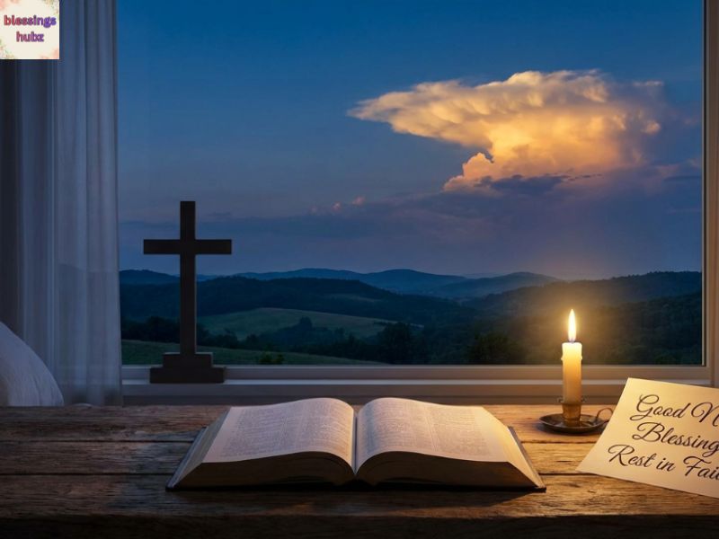 Good Night Blessings to End the Day with Faith