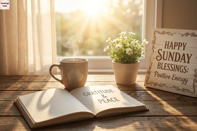 Happy Sunday Blessings Peace, Gratitude & Positive Energy
