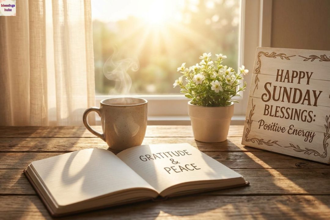 Happy Sunday Blessings: Peace, Gratitude & Positive Energy Happy Sunday Blessings Peace, Gratitude & Positive Energy