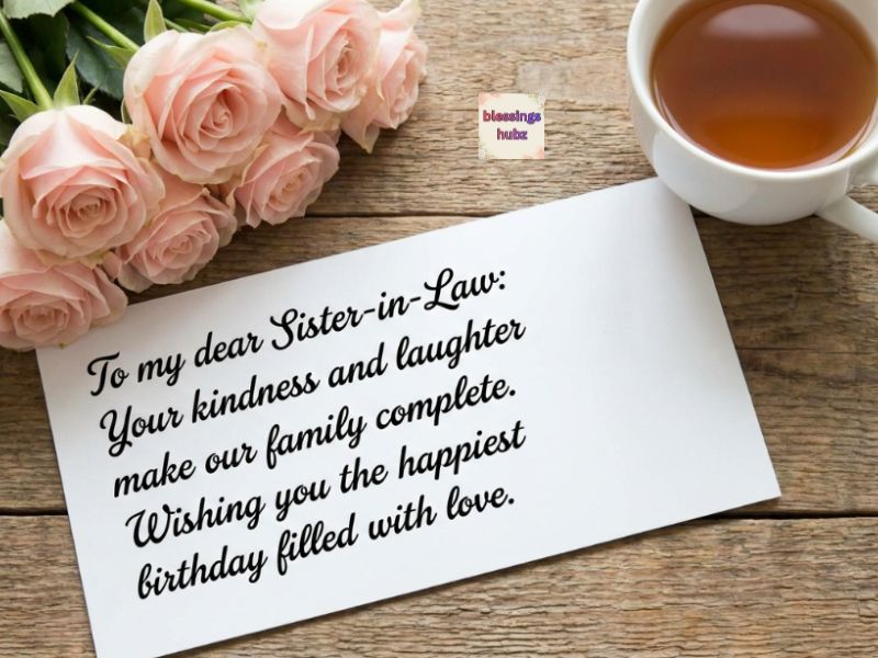 Heart Touching Birthday Wishes for Sister-in-Law