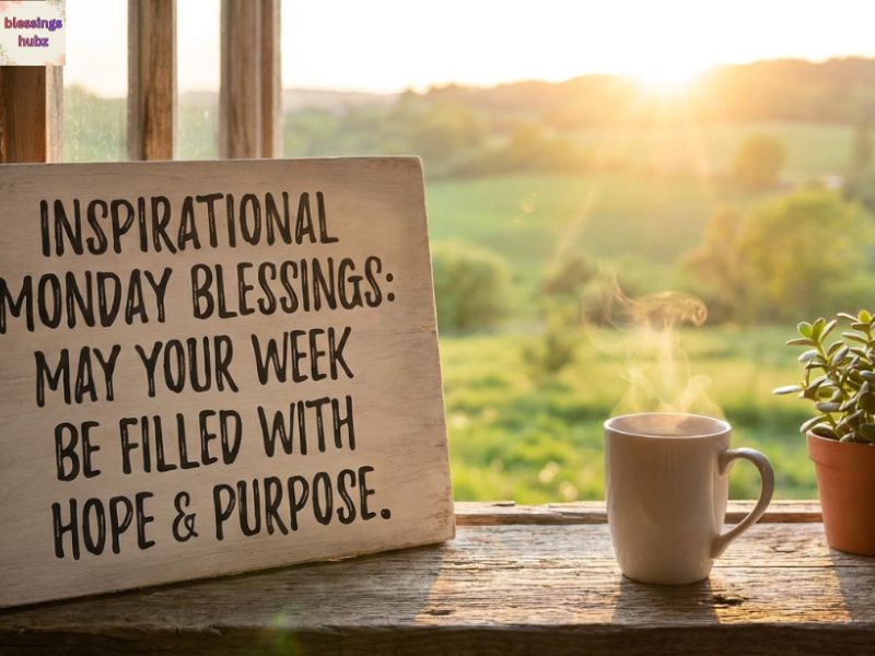 Inspirational Monday Blessings
