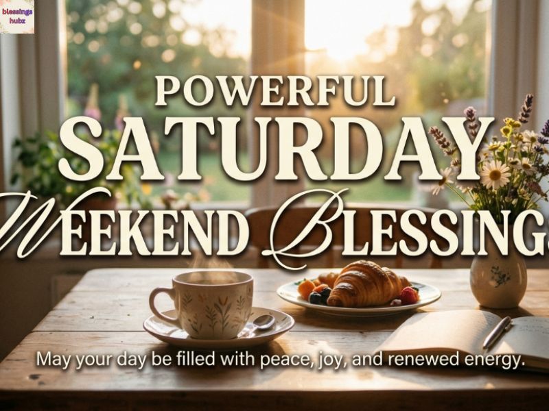 Powerful Saturday Weekend Blessings