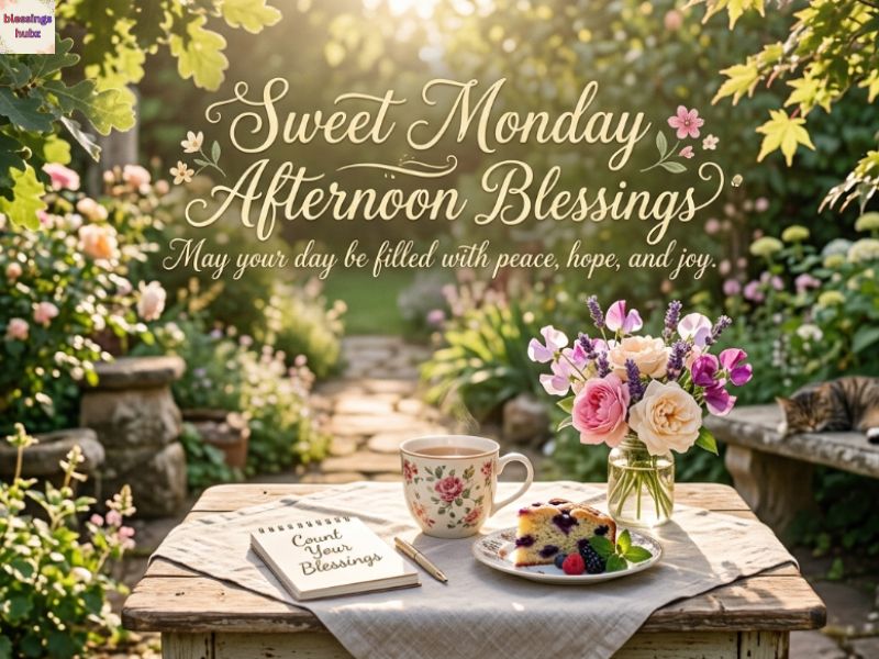 Sweet Monday Afternoon Blessings