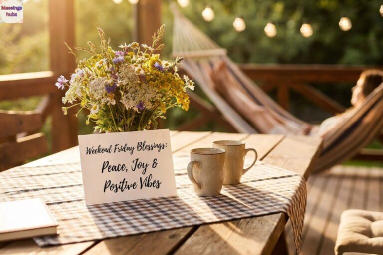 Weekend Friday Blessings Peace, Joy & Positive Vibes