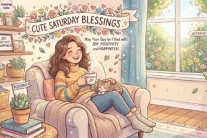 Cute Saturday Blessings Joy, Positivity & Happiness