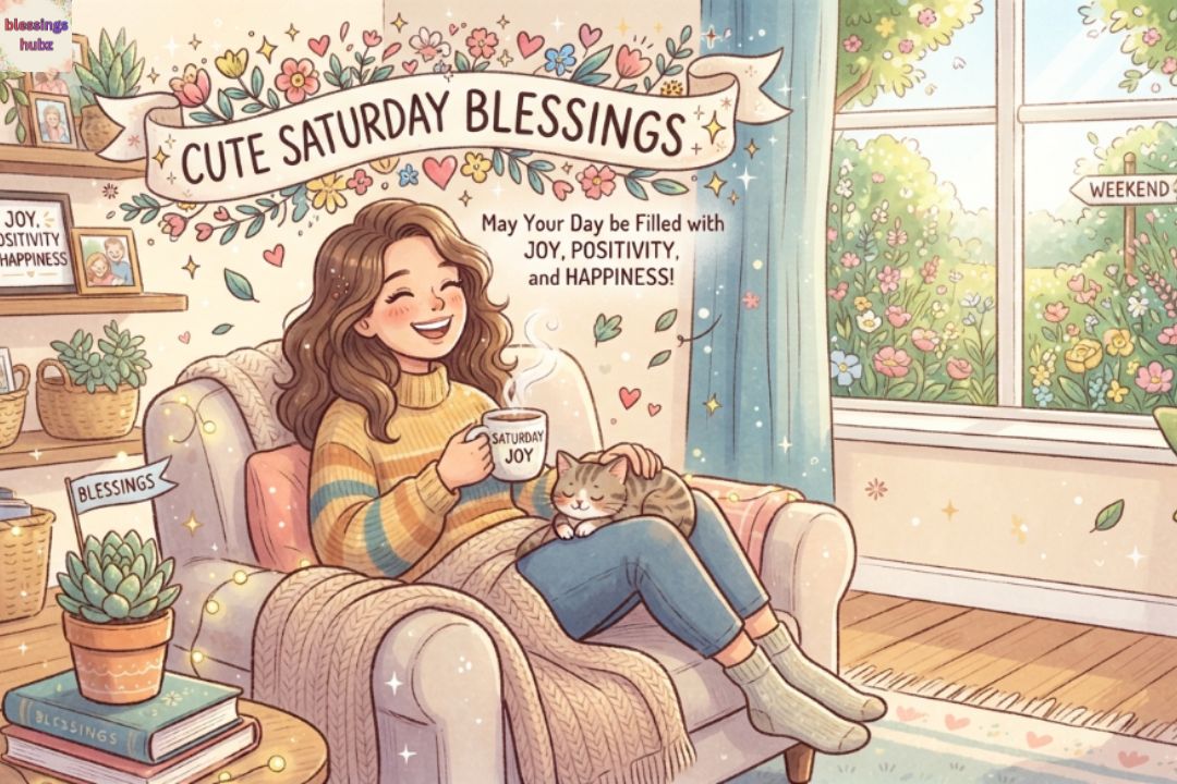 Cute Saturday Blessings Joy, Positivity & Happiness